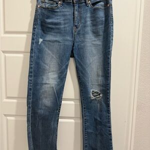 Denizen Distressed Blue Women's Jeans